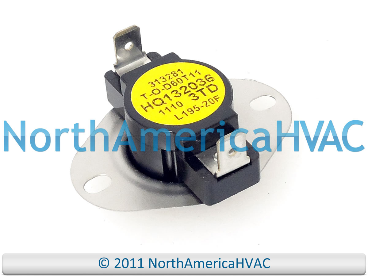 OEM ICP Heil Tempstar Furance Limit Switch 130 L195-20F Replaces